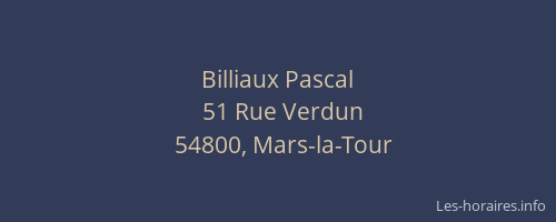 Billiaux Pascal