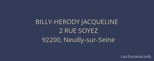 BILLY-HERODY JACQUELINE