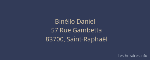 Binéllo Daniel
