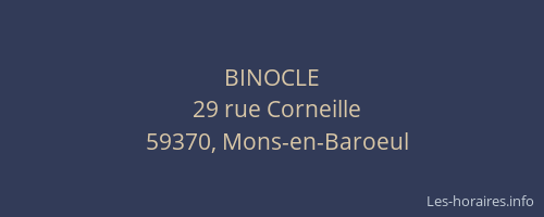 BINOCLE