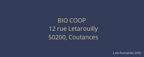 BIO COOP