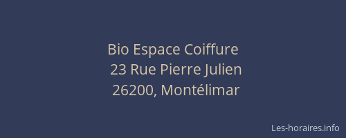 Bio Espace Coiffure