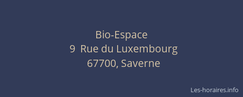 Bio-Espace