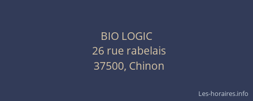 BIO LOGIC