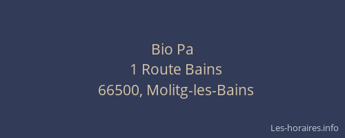 Bio Pa