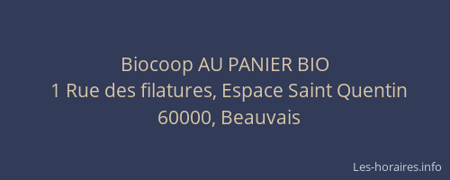 Biocoop AU PANIER BIO