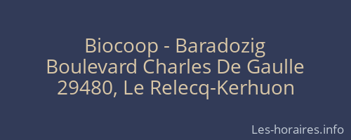 Biocoop - Baradozig