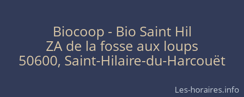 Biocoop - Bio Saint Hil