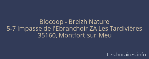 Biocoop - Breizh Nature