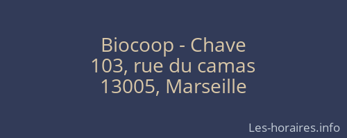 Biocoop - Chave