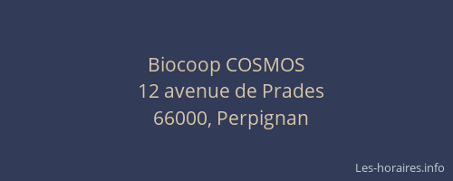 Biocoop COSMOS