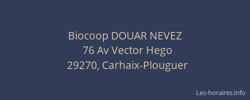 Biocoop DOUAR NEVEZ