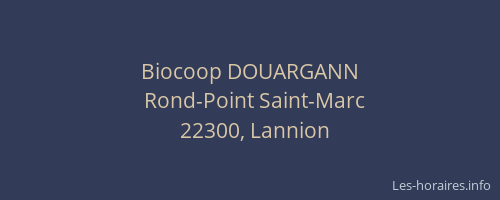 Biocoop DOUARGANN