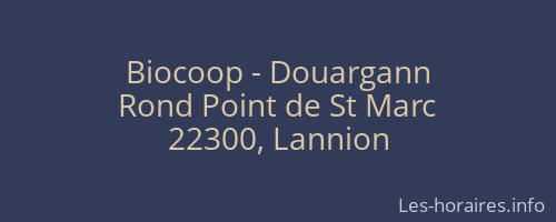 Biocoop - Douargann
