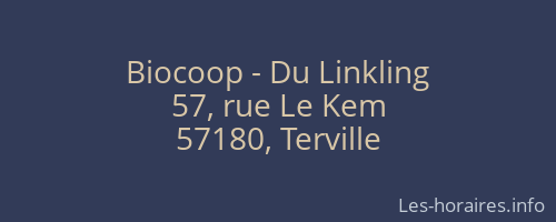 Biocoop - Du Linkling