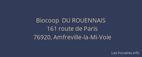 Biocoop  DU ROUENNAIS