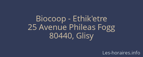 Biocoop - Ethik'etre