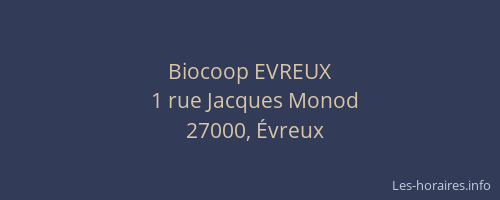 Biocoop EVREUX