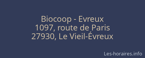 Biocoop - Evreux