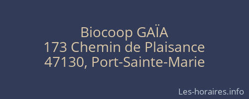 Biocoop GAÏA