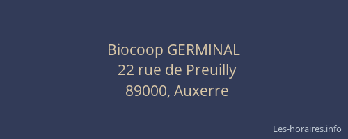 Biocoop GERMINAL