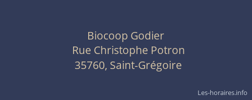 Biocoop Godier