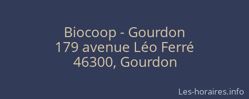 Biocoop - Gourdon