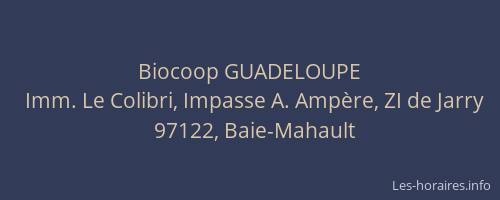 Biocoop GUADELOUPE