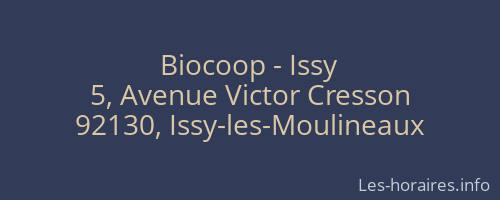 Biocoop - Issy