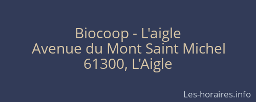 Biocoop - L'aigle