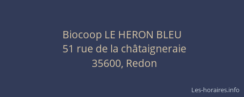 Biocoop LE HERON BLEU