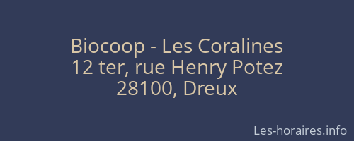 Biocoop - Les Coralines