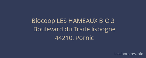 Biocoop LES HAMEAUX BIO 3
