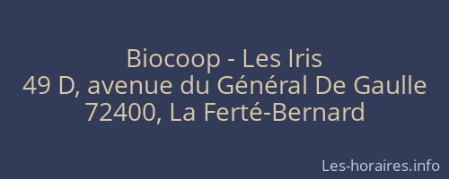 Biocoop - Les Iris