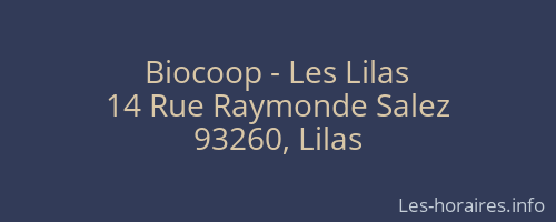 Biocoop - Les Lilas