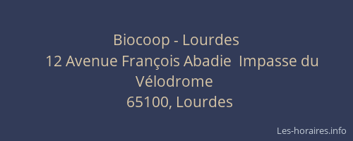 Biocoop - Lourdes