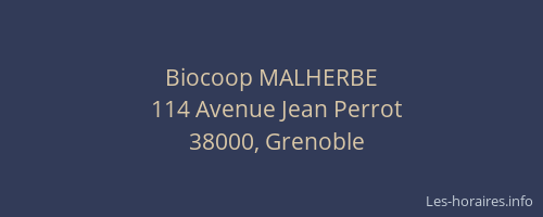 Biocoop MALHERBE