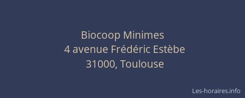 Biocoop Minimes