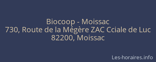 Biocoop - Moissac