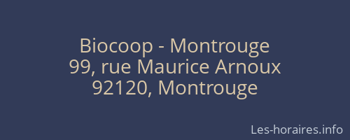 Biocoop - Montrouge