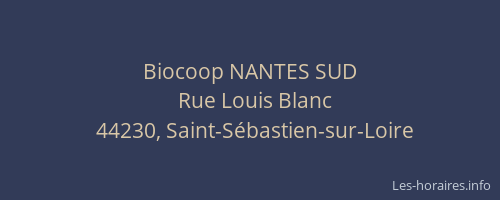Biocoop NANTES SUD