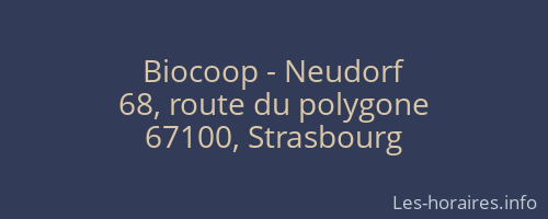 Biocoop - Neudorf