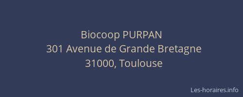 Biocoop PURPAN