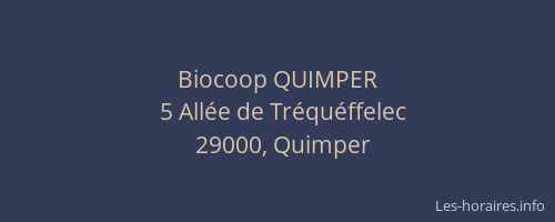 Biocoop QUIMPER