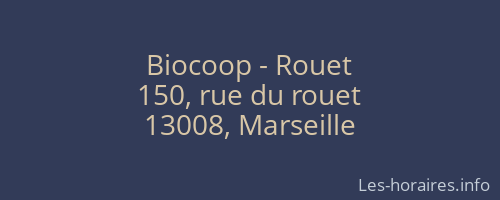 Biocoop - Rouet