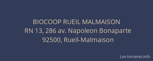 BIOCOOP RUEIL MALMAISON