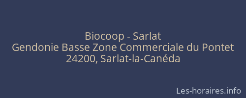 Biocoop - Sarlat