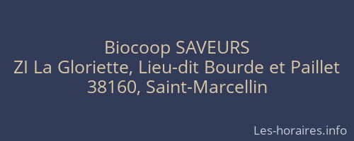Biocoop SAVEURS