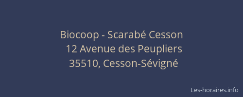 Biocoop - Scarabé Cesson
