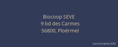 Biocoop SEVE